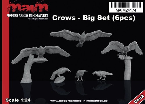 Crows krähen 1 24 - crows, /