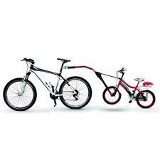 Peruzzo Fahrradanhänger - Trail Angel Kinderfahrrad Anhängerkupplung - Schwarz