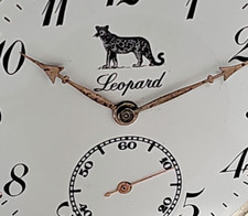 Leopard  Antike 0,800 Silber  Taschenuhr Pocket Watch 2-18