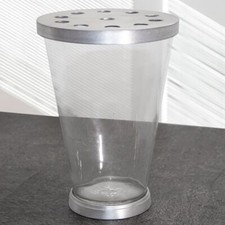 Blumenvase. Aufbewahrung, Alu