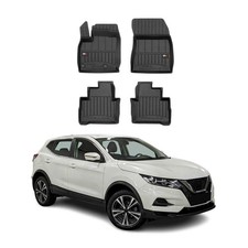OMAC Gummi Fußmatten für Nissan Qashqai 2021-2025 Premium TPE Automatten 4tlg