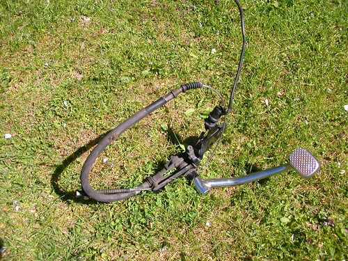 Fußbremshebel mit seilzug - fußbremshebel,