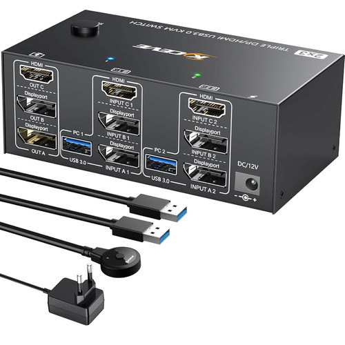 Kvm switch monitore 8k - kvm,