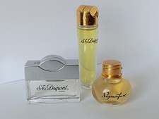 Parfum Miniaturen Trio von S.T. Dupont, edle Mini Flakons, Top Vintage Raritäten