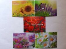 3 D Ansichtskarte Blumen Blume