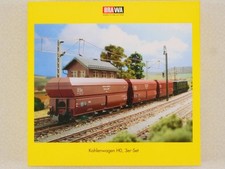 BRAWA 2000 Wagons de Charbon 3er-Set DRG AC pour Marklin comme Neuf ! Scellé Bl