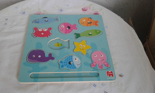 Holzpuzzle fische jumbo goula - fische,