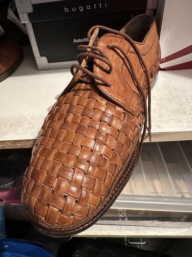 Italienische flechtlederschuhe - italienische,