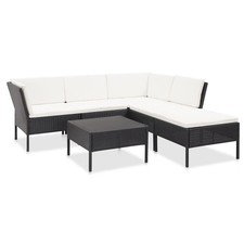 Gartenmöbel 6-tlg. Poly Rattan Sofa Lounge Sitzgruppe mehrere Auswahl vidaXL