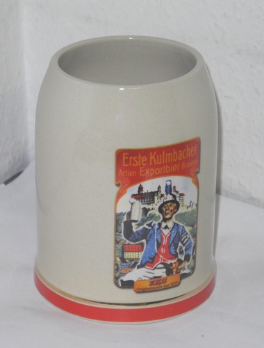 Bierkrug erste kulmbacher - bierkrug,