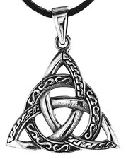Keltenknoten Anhänger Kette 925 Silber Triqueta Trinity keltischer Knoten Nr 232