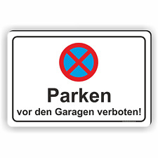 Parken verboten Schild
