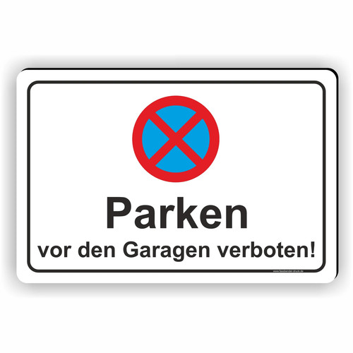 Parken verboten schild - parken,