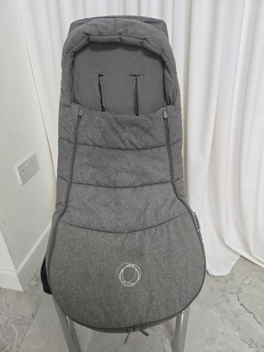 Bugaboo grey melange fußsack - bugaboo,