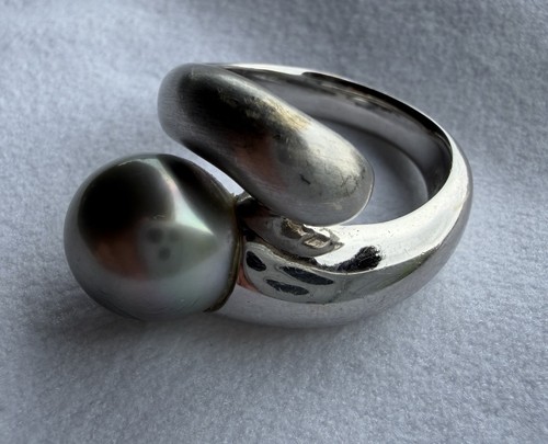 750 weißgold ring - 750,