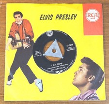 ELVIS PRESLEY One Night / I Got Stung 50s EX german RCA 47-7410 Rock 'n' Roll 45