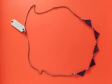 auffällige Titan Titanium Edelstahl Regenbogen Rainbow Halskette Bunt Dreiecke