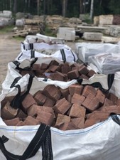 Pflaster Pflastersteine Natursteinpflaster Natursteine rot Sandstein Pflaster