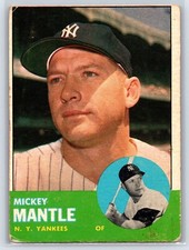 Mickey Mantle 1963 Topps #200