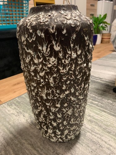 Blaue keramikvase scheurich - blaue,