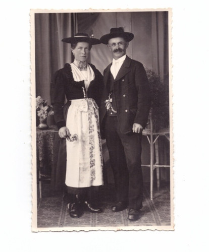 Foto ansichtskarte ehepaar - foto,