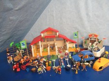 4190 5226 5223 Reiterhof Auto Anhänger Kutsche v Pferde v Figuren Playmobil 7803