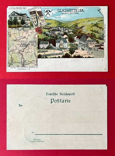 Litho glashütte im - litho, ak
