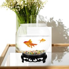 Kugelaquarium Plastik Fishbowl Mit Ständer Transparentes Rundes