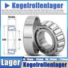 Kegelrollenlager Schrägrollenlager 10 12 15 17 20 25 30 35 40 45~65mm Inner Dia.