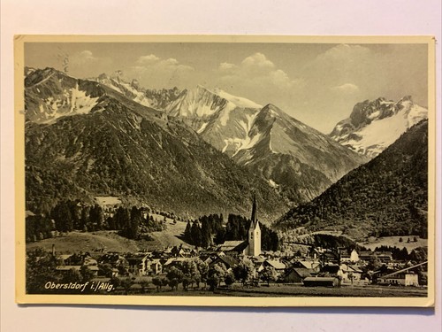 Ansichtskarte oberstdorf - ansichtskarte,,