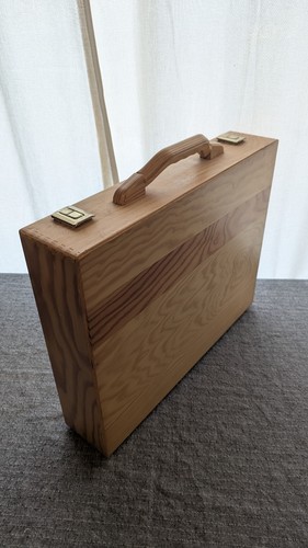 Holzkoffer als aktenkoffer - holzkoffer,