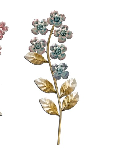 Wanddeko blume pearl metallic - pearl,
