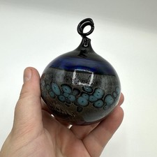 Glas Kugel Fensterkugel Einschmelzungen Filigran Glaskunst Weihnachtskugel