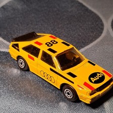 Mc Toy Audi Quattro gelb 88 Modellauto ca. 7,5 cm lang
