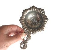 Altes Teesieb Versilbert