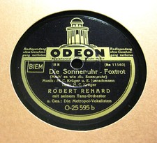 ROBERT RENARD & METROPOL VOKALISTEN Die Sonnenuhr / Regentropfen ODEON (372)