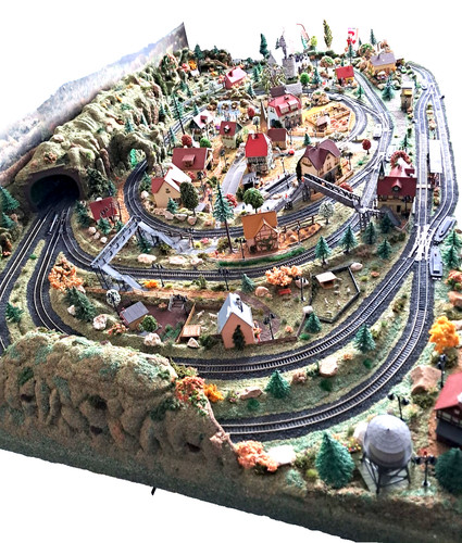 Eisenbahnplatte komplett - , tt