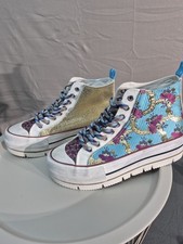 Bunte High Top Sneakers mit