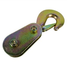 Umlenkrolle mit Haken für