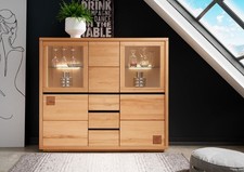 Highboard vitrine schrank - vitrine,