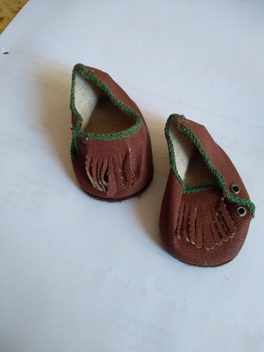 Alte puppenschuhe braun - alte,