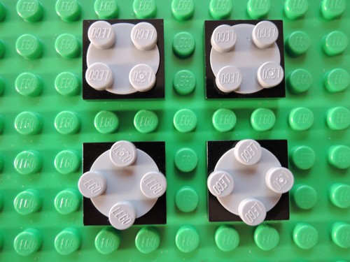 Lego platte drehteller - 4, x