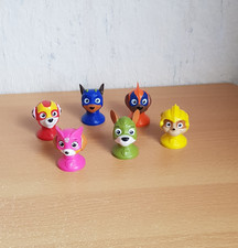 6 Sammelfiguren - aus Pudding-Ei / Paw Patrol mit Stempel