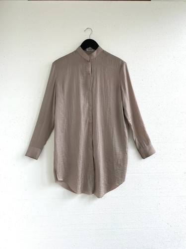 Acne bluse taupe beige - bluse,
