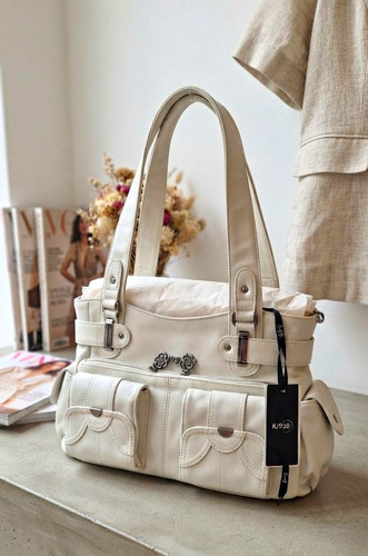 Damen schultertasche creme - schultertasche,