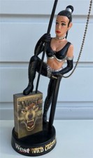 West Wild Lights Edition Werbefigur Frau Zigaretten Kugelschreiber Deko