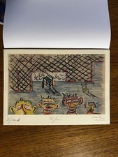 Lithographie Modern Art 5/100 Selfies 12/2014 Radierung