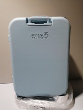 Enso Annie Green Koffer 55 cm starres ABS integrierter TSA-Verschluss  4 Doppelr