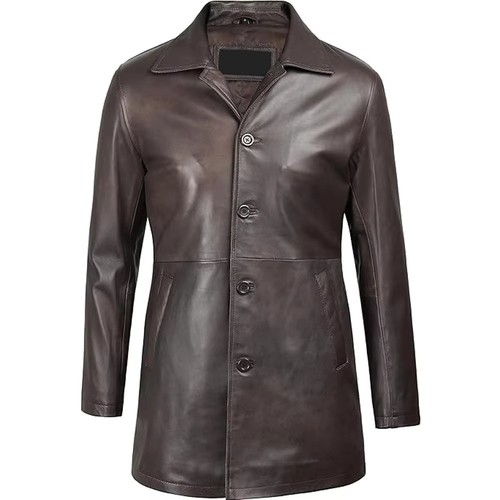 Herren schwarz leder - schwarz,