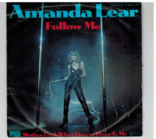 Single7 amanda lear - 45:,